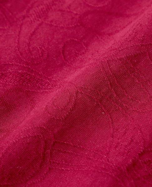 【コットンジャガードスタンドネックブラウス】 詳細画像 ボルドー 8