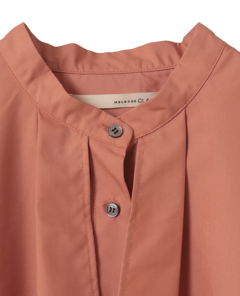 【エステルモダールブロードケープシャツブラウス】 詳細画像 テラコッタ 11