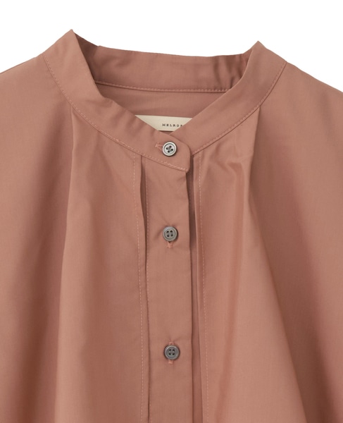 【エステルモダールブロードケープシャツブラウス】 詳細画像 テラコッタ 17