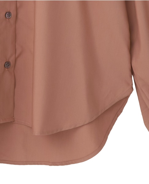 【エステルモダールブロードケープシャツブラウス】 詳細画像 テラコッタ 19