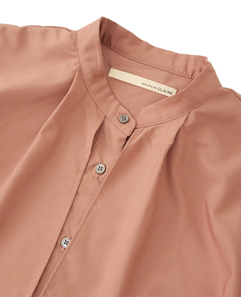 【エステルモダールブロードケープシャツブラウス】 詳細画像 テラコッタ 20