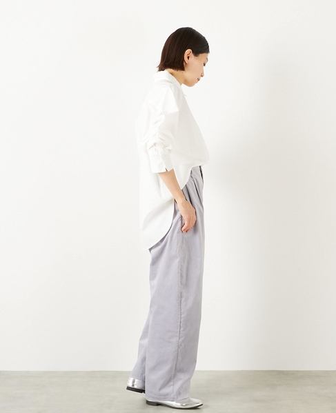【コットンテンセルブロードレース衿シャツ】 詳細画像 オフホワイト 6
