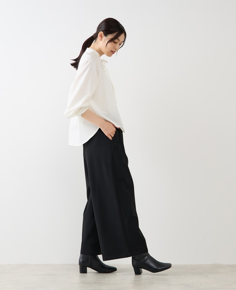 【ストレッチクロスラグランブラウス】 詳細画像 オフホワイト 6