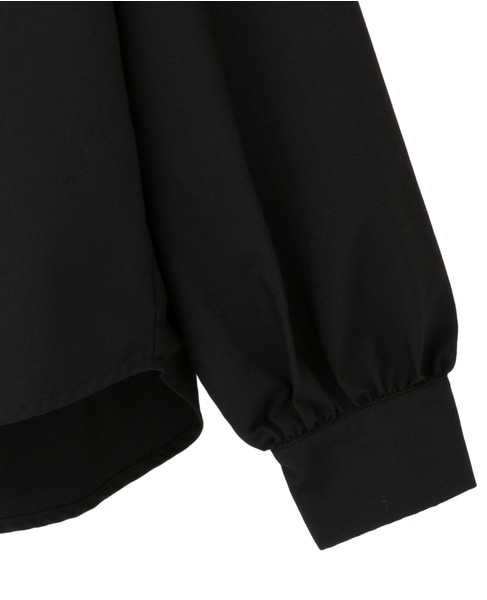 【ストレッチクロスラグランブラウス】 詳細画像 ブラック 12