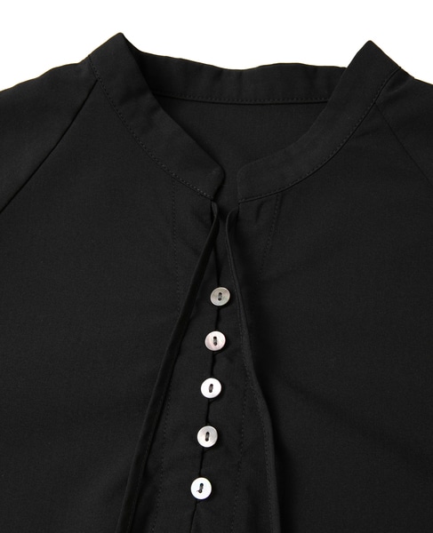 【ストレッチクロスラグランブラウス】 詳細画像 ブラック 14