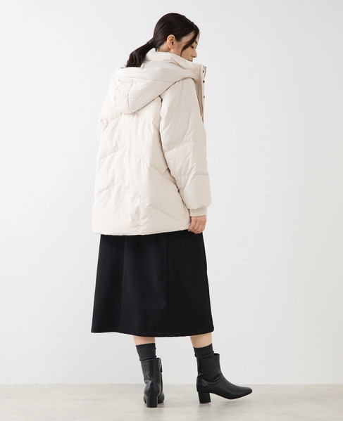 【フードスタンドミドルピュアダウン】 詳細画像 ライトベージュ 6