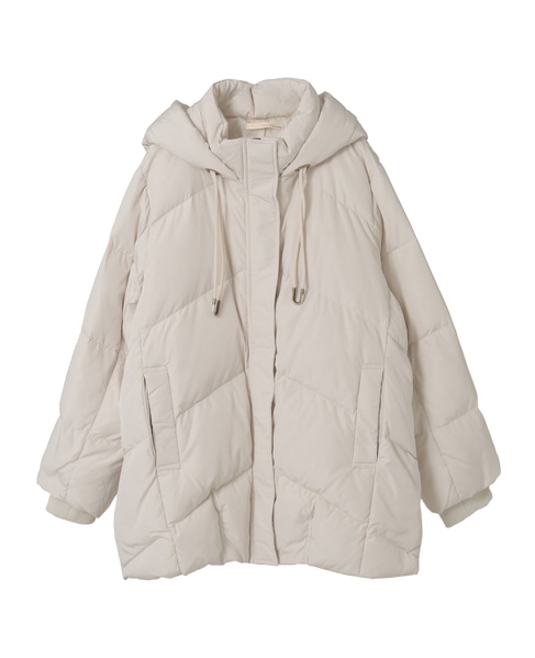 【フードスタンドミドルピュアダウン】 詳細画像 ライトベージュ 9