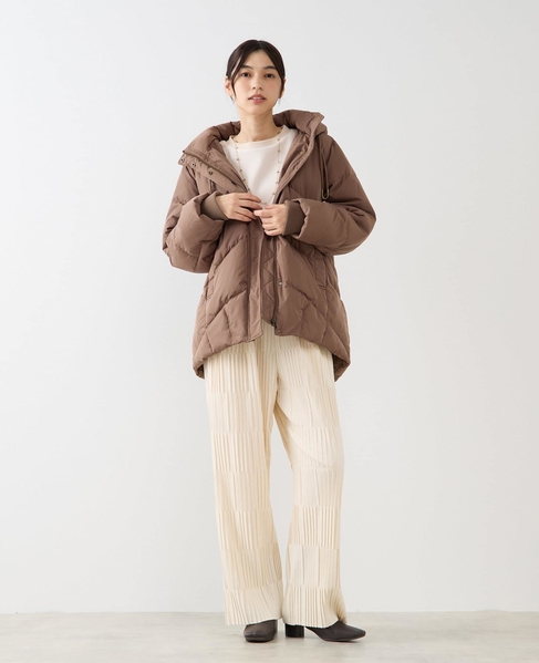 【フードスタンドミドルピュアダウン】 詳細画像 ブラウン 3