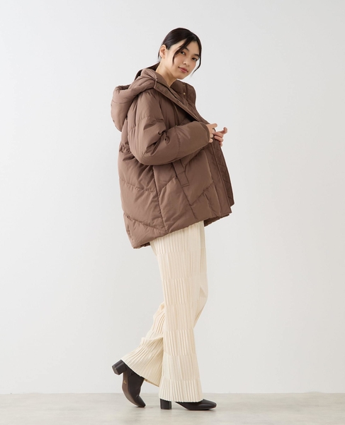 【フードスタンドミドルピュアダウン】 詳細画像 ブラウン 9