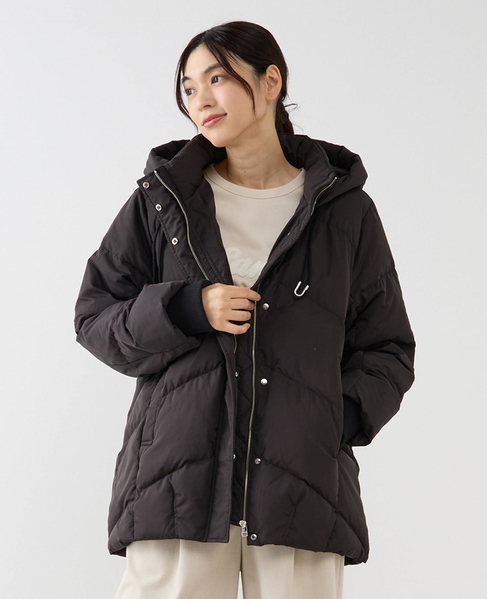 【フードスタンドミドルピュアダウン】 詳細画像 ブラック系その他 1