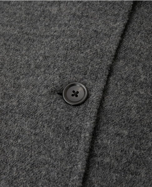 【ウールブークレーステンカラーミドルコート】 詳細画像 グレー 17