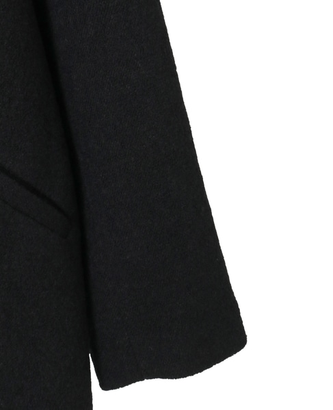 【ウールブークレーステンカラーミドルコート】 詳細画像 ブラック 13
