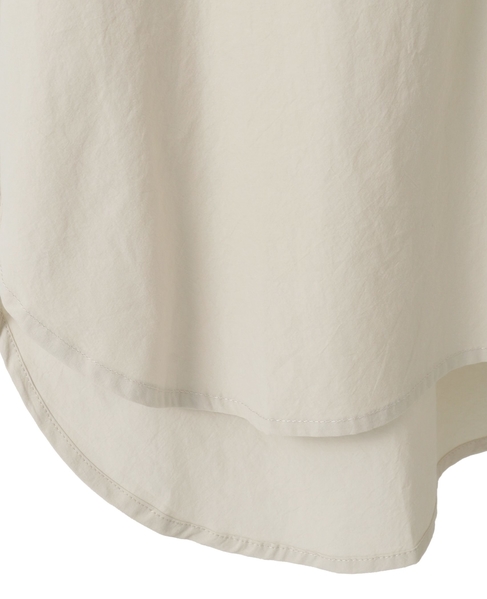 【コットンポプリンフードシャツブルゾン】 詳細画像 ライトベージュ 15