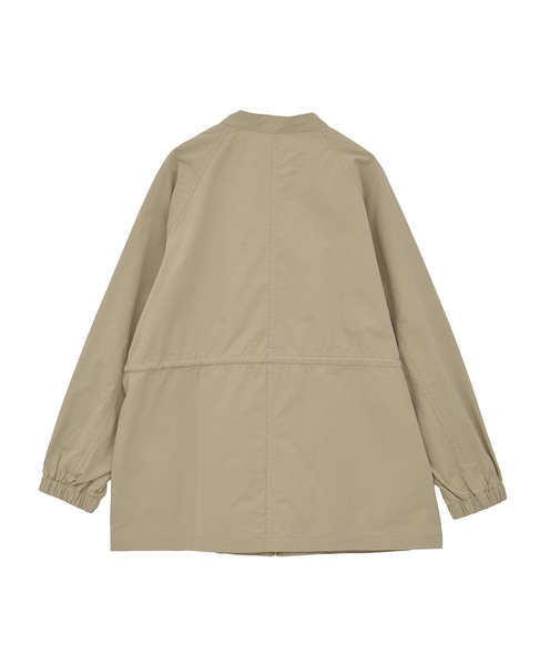 【コットンピーチギャバスタンドZIPブルゾン】 詳細画像 ベージュ 11