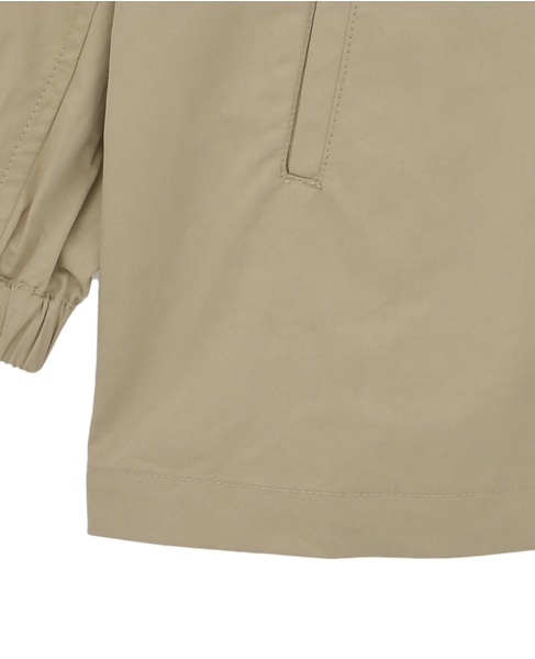 【コットンピーチギャバスタンドZIPブルゾン】 詳細画像 ベージュ 15