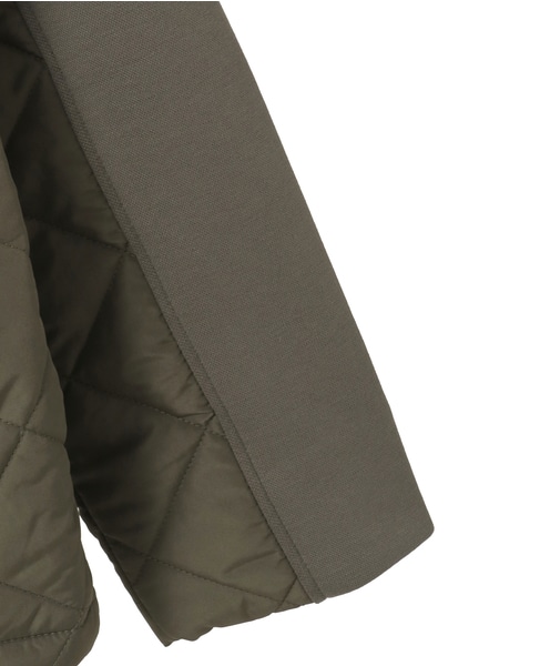 【ダンボール×中綿切替フードZIPコート】 詳細画像 カーキ 13