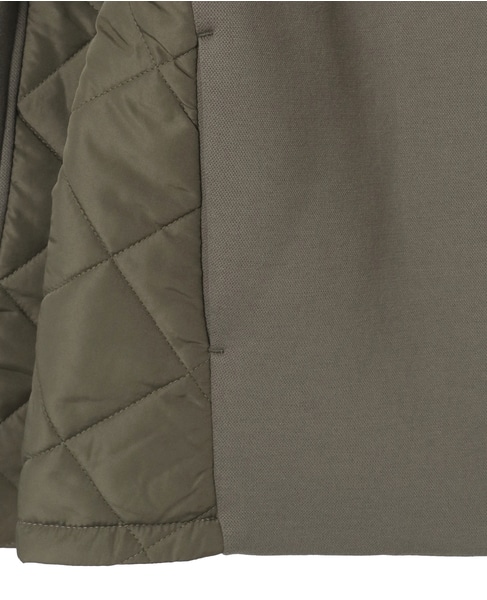 【ダンボール×中綿切替フードZIPコート】 詳細画像 カーキ 14