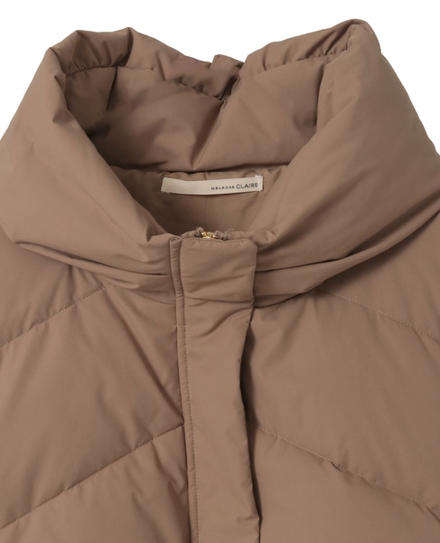 【ストレッチカシュネックピュアダウン】 詳細画像 キャメル 19