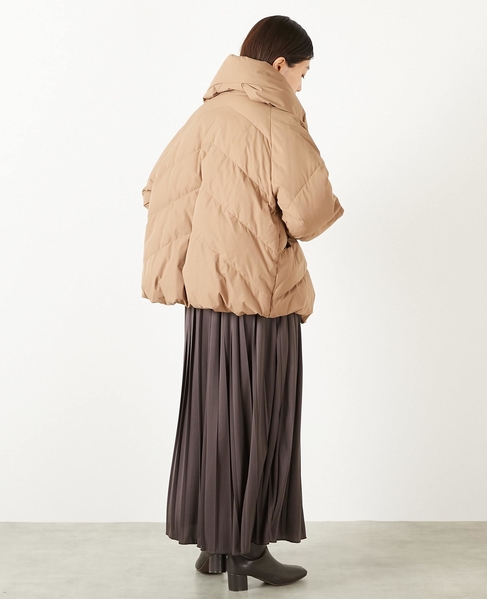 【ストレッチカシュネックピュアダウン】 詳細画像 キャメル 6