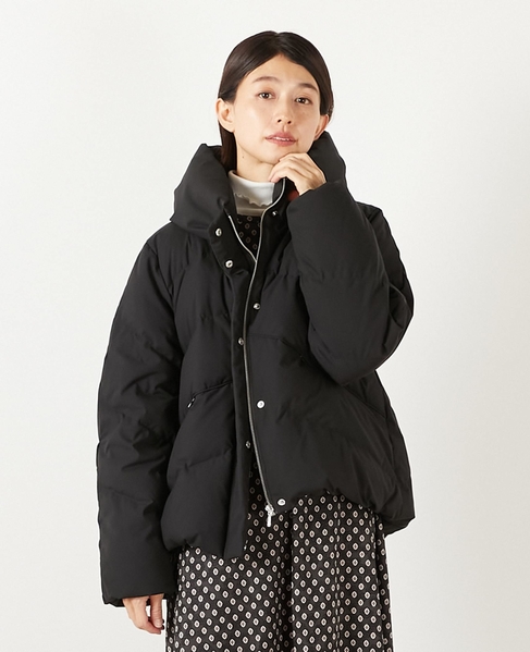 【ストレッチカシュネックピュアダウン】 詳細画像 ブラック 1