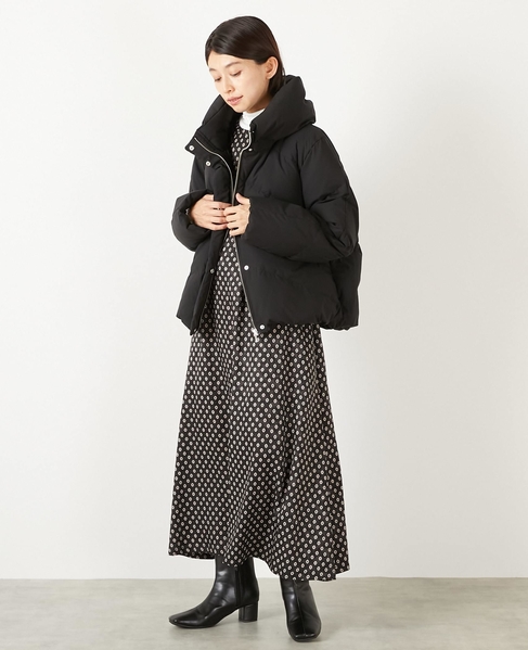 【ストレッチカシュネックピュアダウン】 詳細画像 ブラック 3