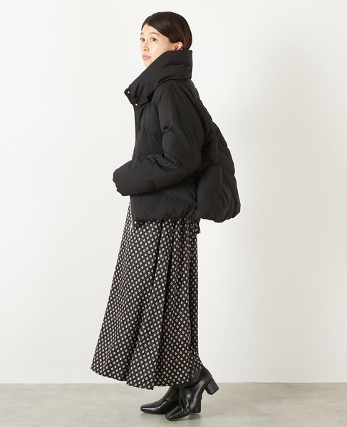 【ストレッチカシュネックピュアダウン】 詳細画像 ブラック 4