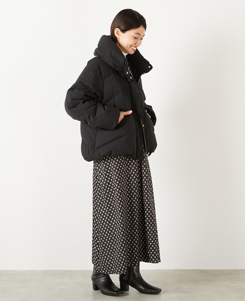 【ストレッチカシュネックピュアダウン】 詳細画像 ブラック 8