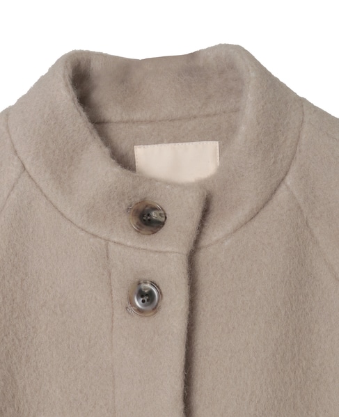 【ウールミックスヘアリースタンドコート】 詳細画像 ブラウン系その他 12