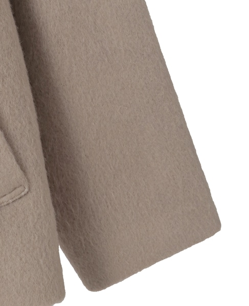 【ウールミックスヘアリースタンドコート】 詳細画像 ブラウン系その他 13