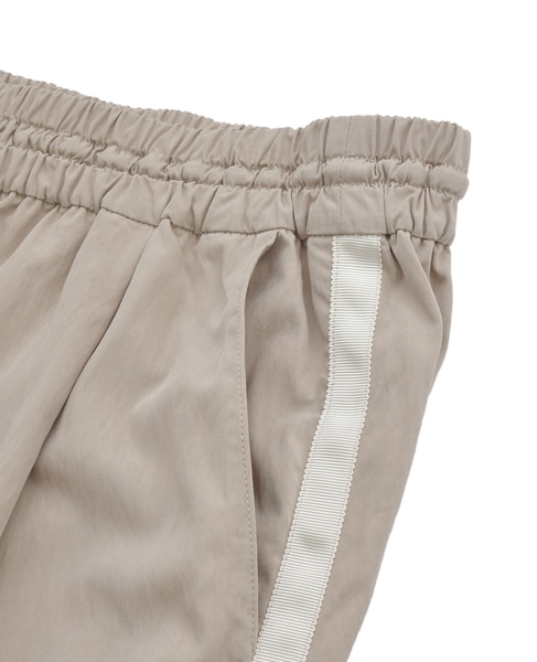 【レーヨンナイロンクロストラックパンツ】 詳細画像 ベージュ 14