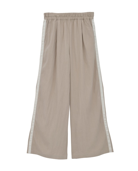 【レーヨンナイロンクロストラックパンツ】 詳細画像 ベージュ 9