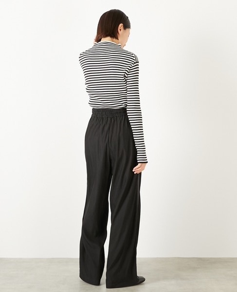 【レーヨンナイロンクロストラックパンツ】 詳細画像 ブラック 6