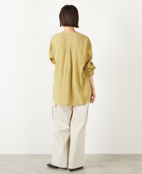 【コットンナイロンストレッチツイルカーゴパンツ】 詳細画像 ライトベージュ 5