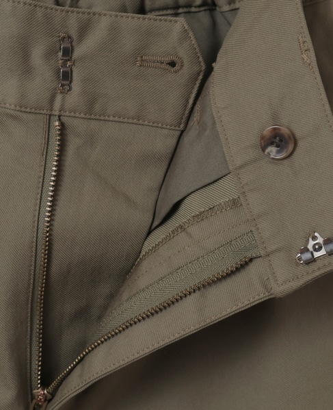 【コットンナイロンストレッチツイルカーゴパンツ】 詳細画像 カーキ 13