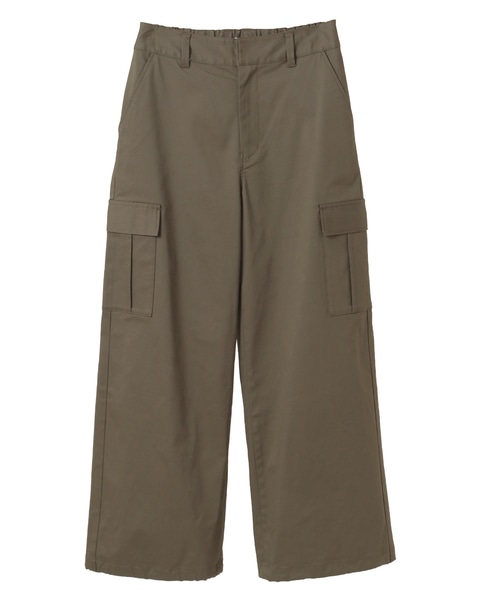 【コットンナイロンストレッチツイルカーゴパンツ】 詳細画像 カーキ 18