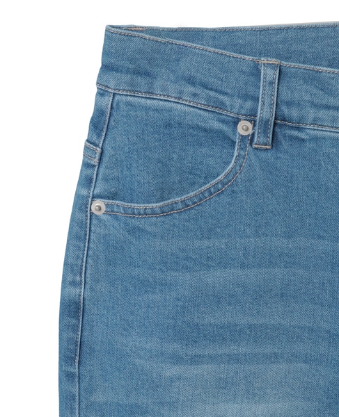 【ストレッチデニムフレアパンツ】 詳細画像 サックスブルー 13