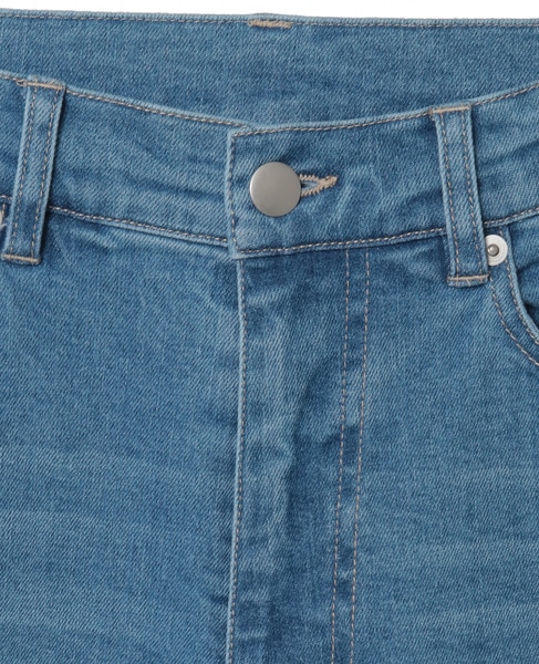 【ストレッチデニムフレアパンツ】 詳細画像 サックスブルー 14