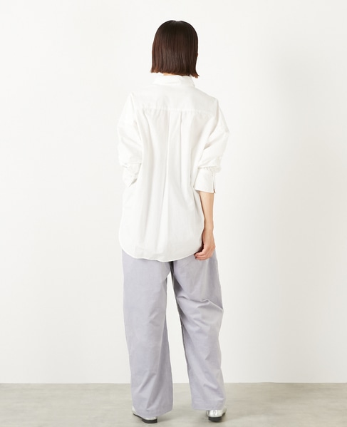 【マイクロコールカーヴィーパンツ】 詳細画像 グレイッシュブルー 5