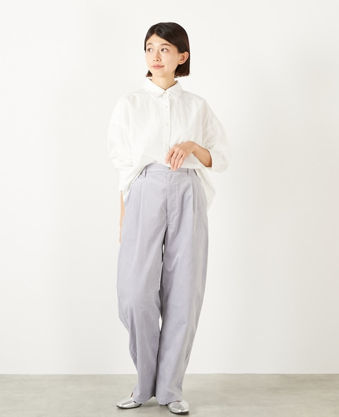 【マイクロコールカーヴィーパンツ】 詳細画像 グレイッシュブルー 7