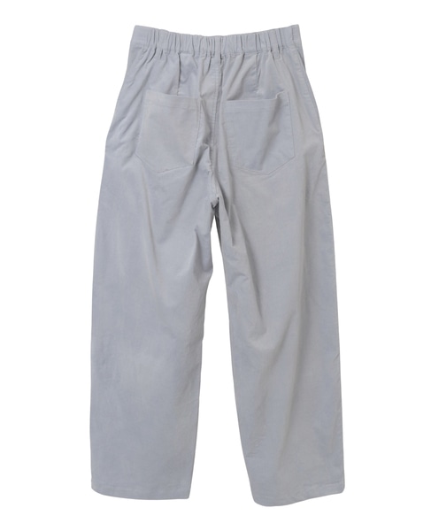 【マイクロコールカーヴィーパンツ】 詳細画像 グレイッシュブルー 9