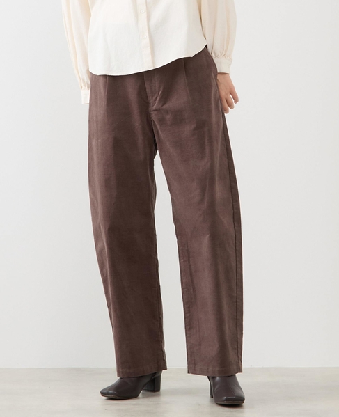 【マイクロコールカーヴィーパンツ】 詳細画像 ブラウン 1