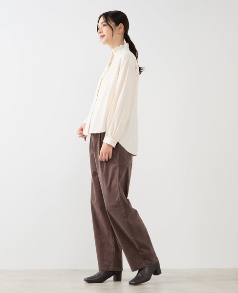 【マイクロコールカーヴィーパンツ】 詳細画像 ブラウン 4