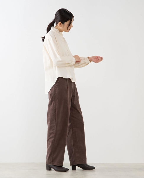 【マイクロコールカーヴィーパンツ】 詳細画像 ブラウン 7