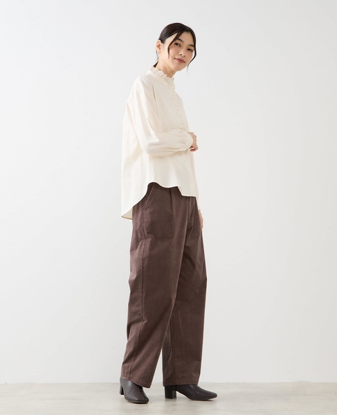 【マイクロコールカーヴィーパンツ】 詳細画像 ブラウン 8