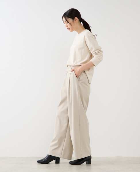 【両面起毛＆フロッキードットアソートパンツ】 詳細画像 オートミール 5