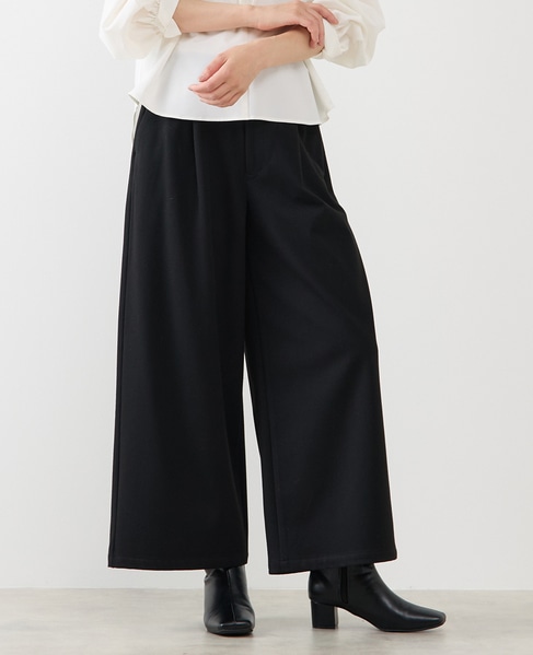 【両面起毛＆フロッキードットアソートパンツ】 詳細画像 ブラック 1