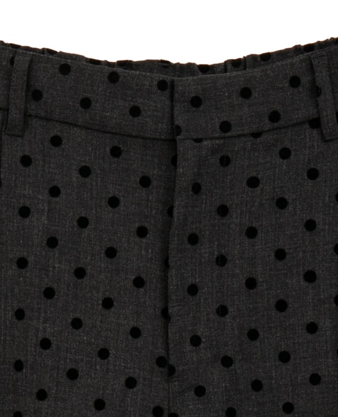 【両面起毛＆フロッキードットアソートパンツ】 詳細画像 グレー 13