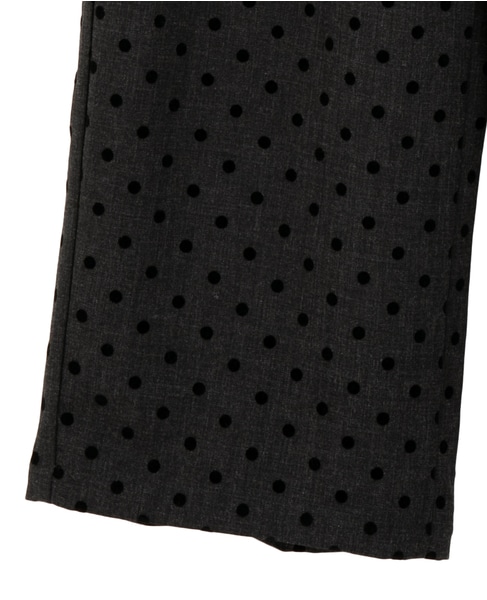 【両面起毛＆フロッキードットアソートパンツ】 詳細画像 グレー 14