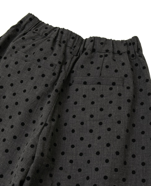 【両面起毛＆フロッキードットアソートパンツ】 詳細画像 グレー 17