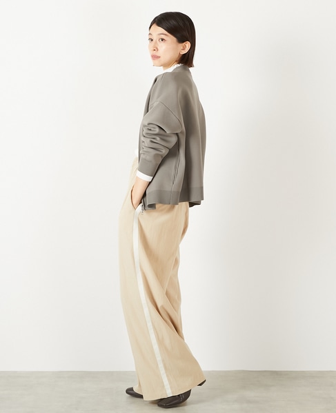 【超軽量JQジップアップニットブルゾン】 詳細画像 ブラウン系その他 3